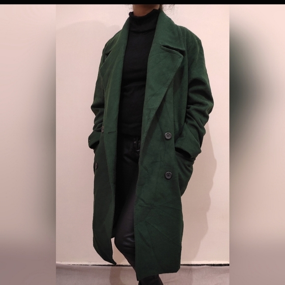 Dark green Overcoat - Picture 3 of 12